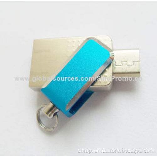 Smartphone Mini OTG USB Drive, OEM Services Provided, Up to 32GB Capacity